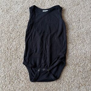 Spearmint Love Black Sleeveless One Piece